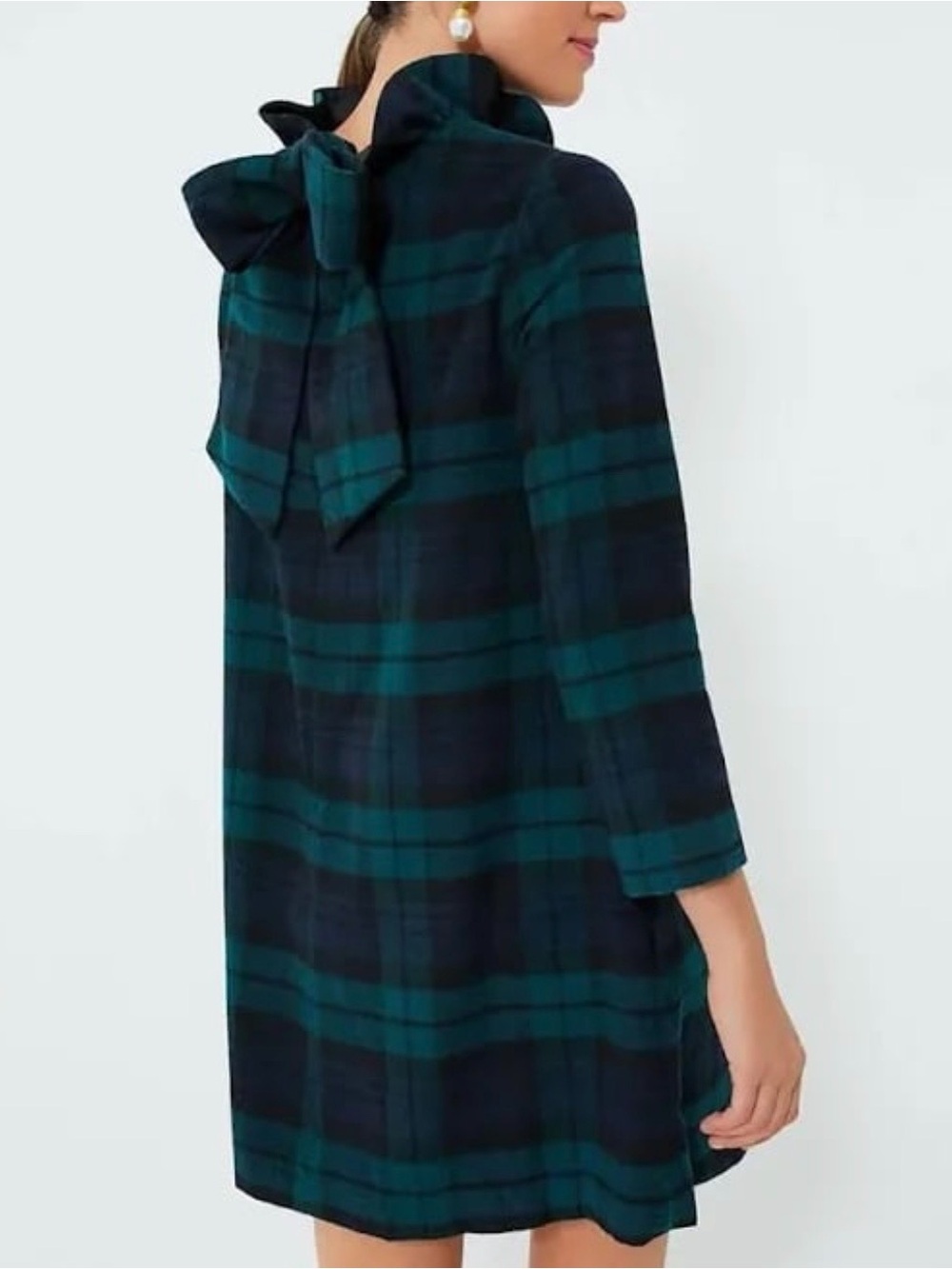 NWT Tuckernuck Blackwatch plaid Daphne dress - Picture 5 of 10